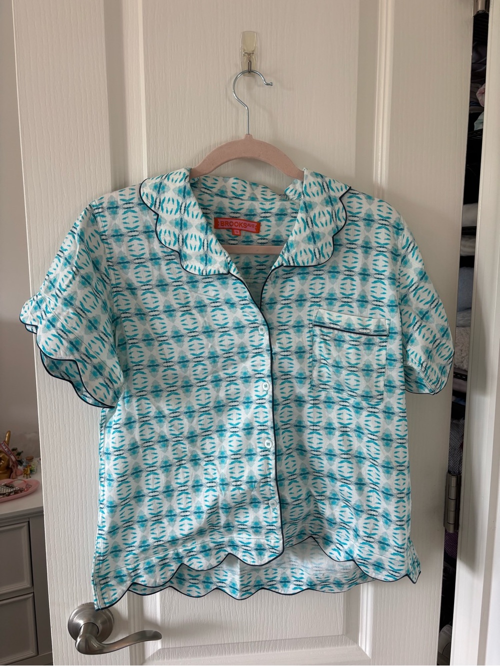 Brooke Ave Laura Park print pajama set *NEVER WORN